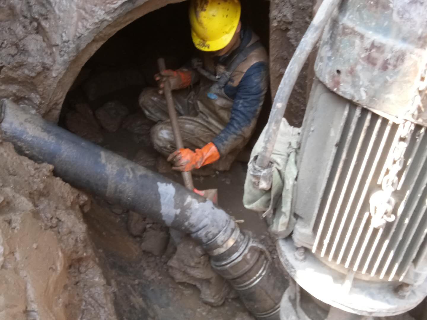 文教镇管道清淤